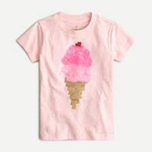 J Crew Crewcuts set of 2 girls t-shirts